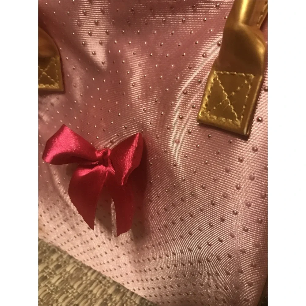Pucci Pups Pink Dog Carrier Bag‎ Purse with Plush Dog Toy Bows